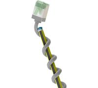 Goobay 74345 CAT 8.1 Patch Cable Slim/Ultra Flexible RJ45 CAT 8.1 Network Cable U/FTP CU, OFC/Thin Ethernet LAN Cable with Short Connectors / 40 Gbit/s, 2000 MHz LSZH, Kink Protection/Grey 0.5 m