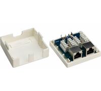 Goobay 77635 2-Port RJ45 Connection Box CAT 6 STP