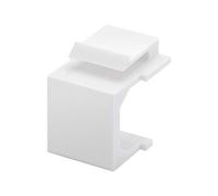 Goobay 79816 Keystone Cover, White, 16.8mm Width, Pack of 4