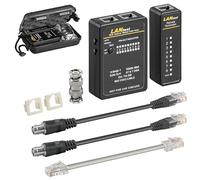 Goobay 93010 Network Cable Tester Set, Black
