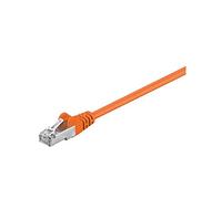 Goobay 93455 CAT 5e Patch Cable, F/UTP, Orange, 0.25m Length