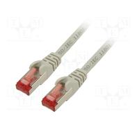 Goobay 93650 CAT 6 Patch Cable, S/FTP PiMF, Grey, 7.5m Length