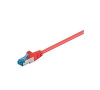 1 pcs x Goobay - 93684 - Patch cord, S/FTP, 6a, stranded, Cu, LSZH, red, 1m, 27A