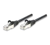 Goobay 93706 CAT 6a Link Cable, S/FTP (PiMF), Black, 10 m Length