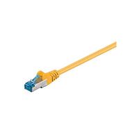 Goobay 93740 CAT 6a Patch Cable, S/FTP PiMF, Yellow, 2m Length