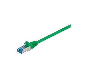 Goobay 93742 CAT 6a Patch Cable, S/FTP PiMF, Green, 2m Length