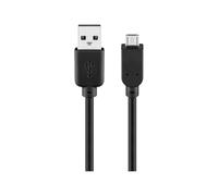 Goobay 93920 USB 2.0 Hi-Speed Cable, Black, 3m Length