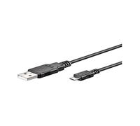 Goobay 93920 USB 2.0 Hi-Speed Cable, Black, 3m Length Connecting Cable A Connect