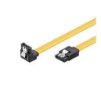 Goobay 95020 S-ATA data cable for HDD, SDD, 6 Gbits SATA L-type male to SATA L-type male 90 ° angled, 50cm