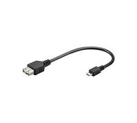 Goobay 95194 USB 2.0 Hi-Speed Adapter, Female (Type A), 0.2m Cable Length