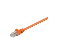 Goobay 95221 CAT 5e Patch Cable, U/UTP, Orange, 10 m Length
