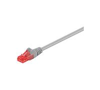 Goobay 95250 CAT 6 Patch Cable, U/UTP, Grey, 0.25 m Length