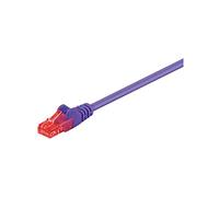Goobay 95260 CAT 6 Patch Cable, U/UTP, Violet, 0.5 m Length