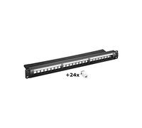 Goobay 95336 19-Zoll (48.3 cm) Keystone Patch Panel (1 HE)