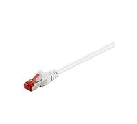 Goobay 95461 CAT 6 Patch Cable, S/FTP (PiMF), White, 0.25 m Length