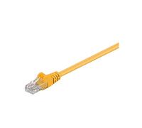 Goobay 95634 CAT 5e Patch Cable, U/UTP, Yellow, 25 m Length