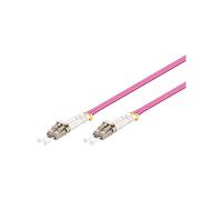 Goobay 95934 Optical Fibre Cable, Multimode (OM4), Violett, 1 m Length