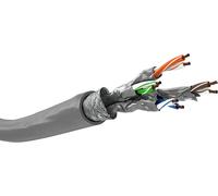 Goobay 96093 CAT 6a Network Cable, S/FTP (PiMF), Grey, 50 m Length