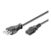 Goobay 97203 Cable Connector for Cold Appliances, Italy, 1.8 m Length, Black