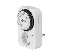 Goobay Analogue Time Switch Socket Timer White Wall Plug-In 1-15 A IP20