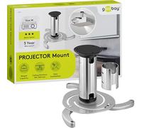 Goobay BeamerFlex Dually Adjustable Ceiling Mount Bracket for Projector - Silver
