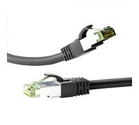 Goobay 66720 CAT 8.1 patch cable S/FTP (PiMF) black - LSZH halogen-free CU material
