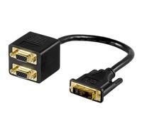 Goobay DVI-A Connector to 2x SVGA Connector