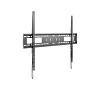 Goobay 49892 Pro Fixed TV Wall Mount (XL), 43 to 100 Inches (109-254 cm), 75 kg, Easy & Secure Mounting, VESA Standard, QLED/LED, Black