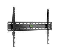 goobay Fixed TV Wall Mount 37 to 86 Inches (94-219 cm) Extra Flat Wall Mount (2.7 cm Distance) with Integrated Spirit Level - TV Bracket up to 45 kg, Compatible with Vesa 600 x 400 Black - 79757