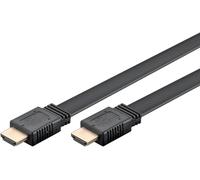 Goobay High Speed HDMI Flat Cable with Ethernet 1,5 m / 8K / 60Hz @ 4K / 120Hz - Ultra HD, HDR, eARC, 48 Gbps, Dolby Atmos, DTS:X - Perfect for Gaming, Home Theater & Streaming - 77134