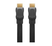 goobay High-Speed HDMI Flat Cable with Ethernet (4K@60Hz), 2 m