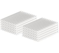 goobay Hot glue gun sticks 7x100 mm, 100 pcs, glue sticks for standard glue guns, hot glue sticks, quick-drying, for model making, handicrafts and DIY projects, transparent - 77852