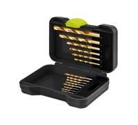 goobay HSS metal drill bit set 15-piece set in robust box, drill bit set for working on machines, or metal parts, centering tip for precision, different diameters, flexible use - 77850