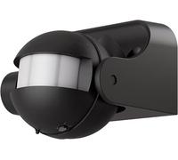 goobay Infrared Motion Detector for Outdoor and Indoor IP44 PIR Motion Sensor Tilt 180° Range 12m Wall Mountable Black - 79590