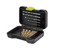 goobay Metal and Masonry Drill Bit Set 17-piece drill bit set in robust box - for working on machines, metal parts, walls, centering tip for precision - different diameters -77848
