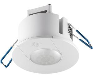goobay Motion Detector Compact White, Flush-mounted ceiling mounting, cabinet lighting, 360° PIR LED lamp, 8 m range, smart lighting, LED and night light suitable, IP20, indoor 79598