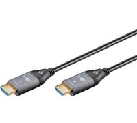 Goobay Optical Hybrid HDMI Cable 10 m - Ultra High-Speed HDMI 2.1 Cable with Eth