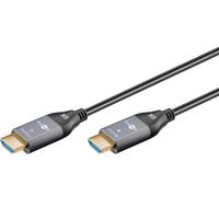 Goobay Optical Hybrid HDMI Cable 50 m - Ultra High-Speed HDMI 2.1 Cable with Eth
