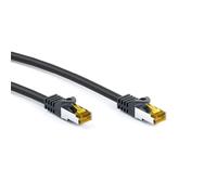 Goobay 91590 RJ45 Patchkabel CAT 6A S/FTP (PiMF) mit CAT 7 Rohkabel / 500 MHz Ne