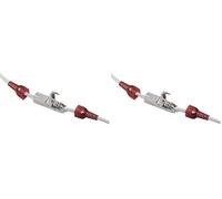 Goobay Slim 79577 Toolless Cable Connector CAT 6 STP Shielded (Pack of 2)