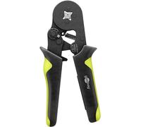 goobay Square Crimping Tool for Wire End Ferrules 0.25-10mm² | Crimping Pliers, HSC8 6-4A, AWG23-10, Crimping Tool for Insulated and Uninsulated Cable Sleeves - 80214