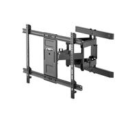 Goobay 49932 TV Wall Mount Pro Fullmotion (L) 37 to 70 Inches (94-178 cm) Fully Moveable Swivel Tilting 60 kg VESA Standard Black