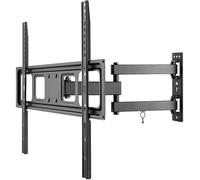 Goobay TV Wall Mount Pro FULLMOTION (XL) for 37-70 inch TVs - Fully Movable, Pan/Tilt, Max 35 kg, VESA 600 x 400, Extendable Arm, Integrated Cable Management - Black 78785