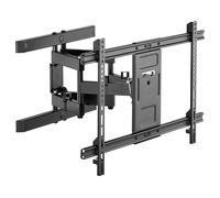 Goobay TV Wall Mount Pro FULLMOTION (XL) for 43-100 inch TVs - Fully Movable, Swivel/Tilt, Max 60 kg, VESA 800 x 400, Extendable Arm, Integrated Cable Management - Black 78808