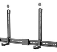goobay Soundbar and TV Wall Mount/Soundbar Wall Mount VESA Compatible TV Mount / 8.6-15.5 cm Depth/Non-Slip Surface / 70828