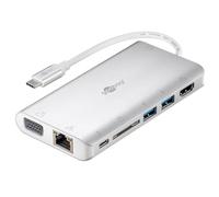 Goobay USB 3.0 Type C to HDMI, RJ45 Gigabit, Micro SD/SD Card Reader and 3-Port Hub Adapter 49850