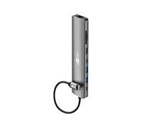 goobay USB-C Slim Hub 8-in-1 Docking Station with USB-C, 5Gbps, HDMI 4K 60Hz, RJ45-1Gbps, 2x USB-A, SD and MicroSD Card Readers - for MacBook Pro M4, Windows Laptops, Tablets and Smartphones-79146
