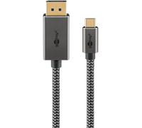 Goobay USB C to DisplayPort 1.2 Cable 4k @ 60Hz Type C Thunderbolt 3/4 to DP Cab