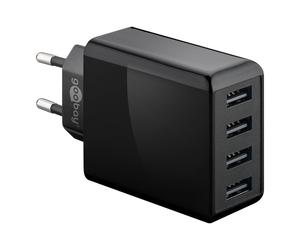goobay Wentronic 44953 mobile device charger Indoor Black
