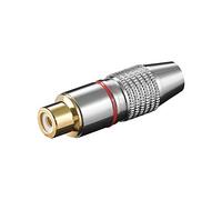 goobay Wentronic CKG 6.5 HQ R RCA FM WIRE CONNECTOR - Stainless Steel Wire Connectors (Stainless Steel)